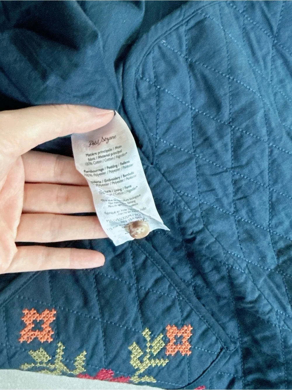 NWT Sezane X Lucia Vergara Abella Jacket embroidered
